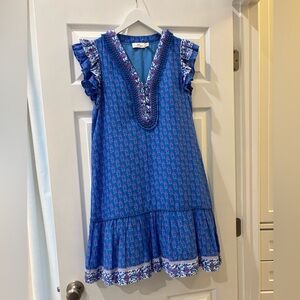 Vineyard Vines Floral Ruffle Dress